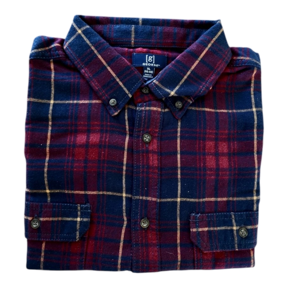 NWOT George men's flannel shirt XL